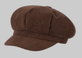 Y2K Coffee Brown Paper Boy Hat